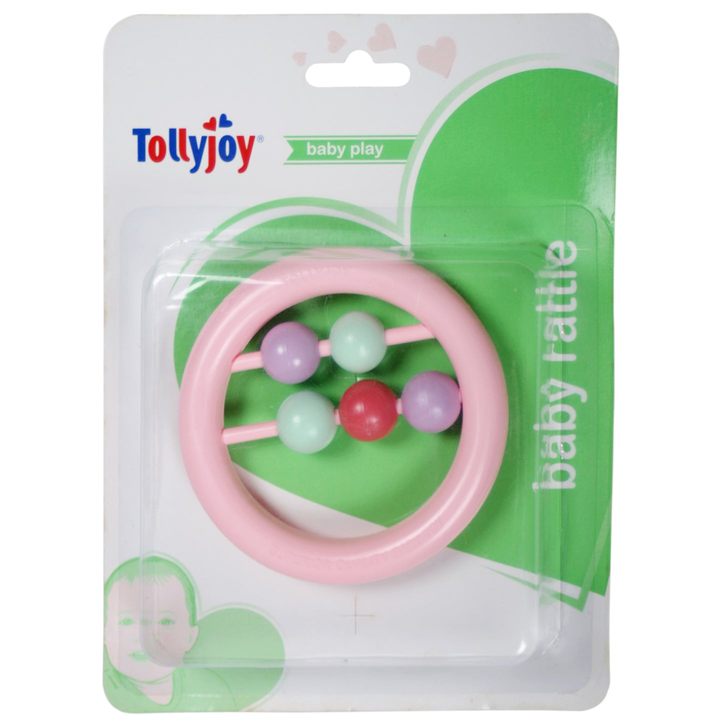 'O' Shaped Rattle~Pink(Without Packing)