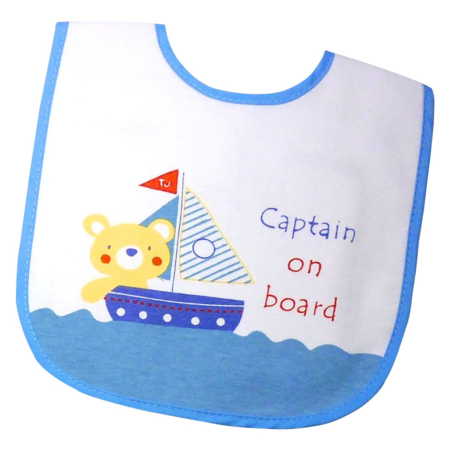 Velcro Bib~Captain on Board(Without Packing)